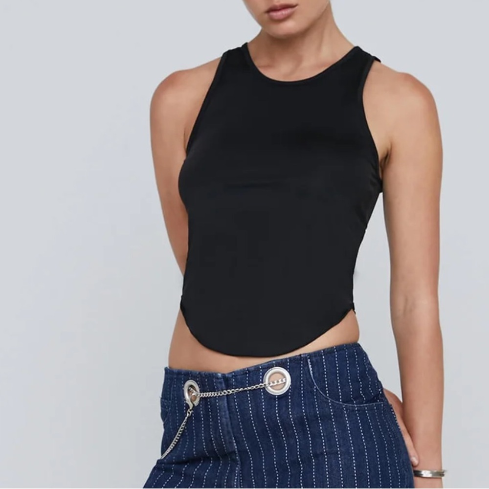 Miaou Jinx Tank in Black